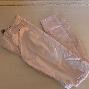 Women’s light pink, high-waisted skinny jeans